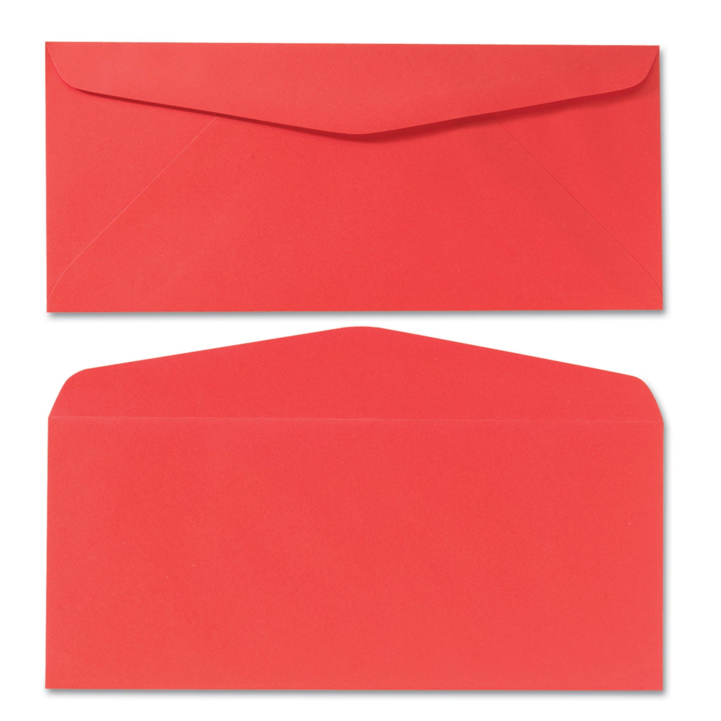 Quality Park Colored Envelope, #10, Commercial Flap, Gummed Closure, 4.13 x 9.5, Red, 25/Pack (11134)