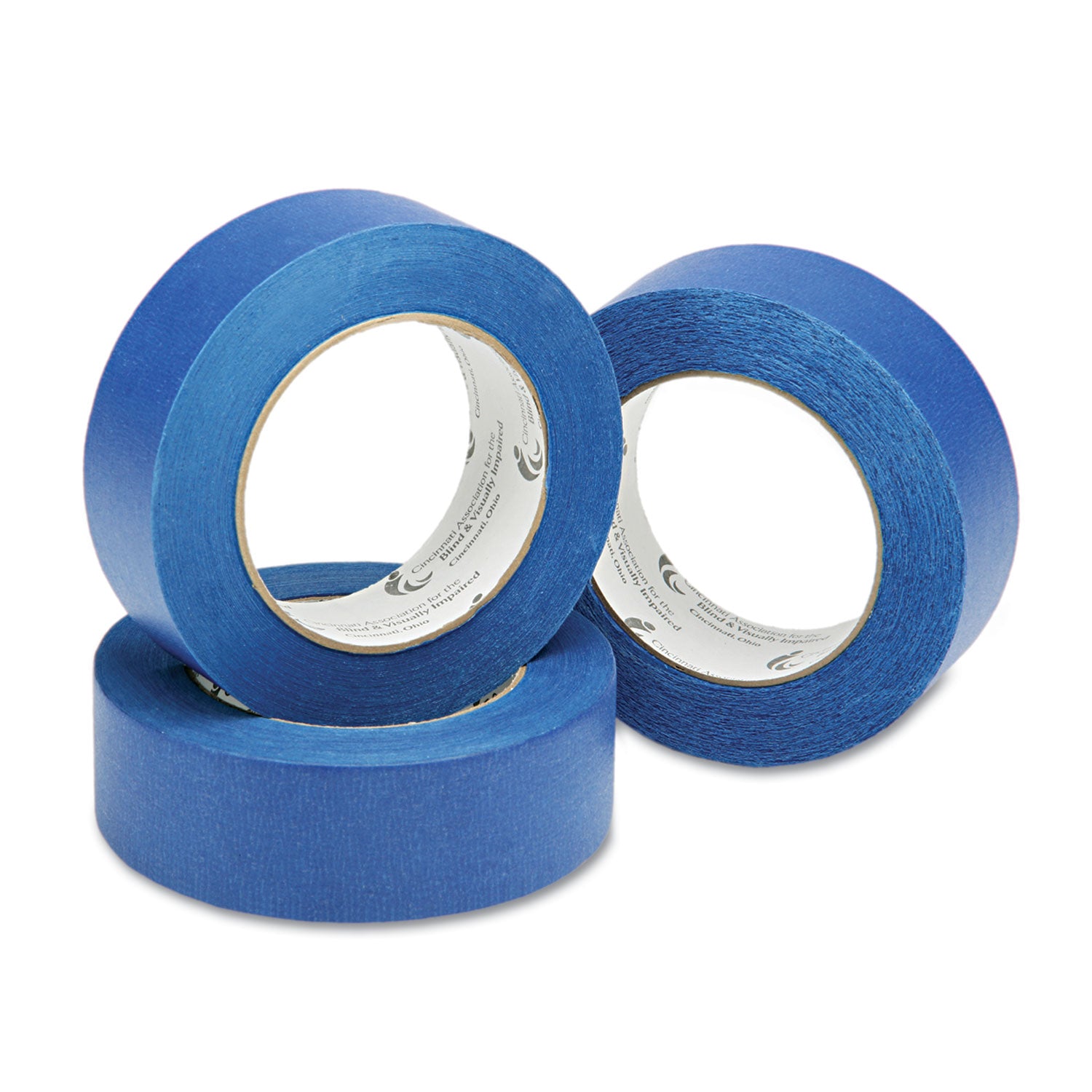 AbilityOne 7510014567877, SKILCRAFT Painter's Tape, 3" Core, 1" x 60 yds, Blue