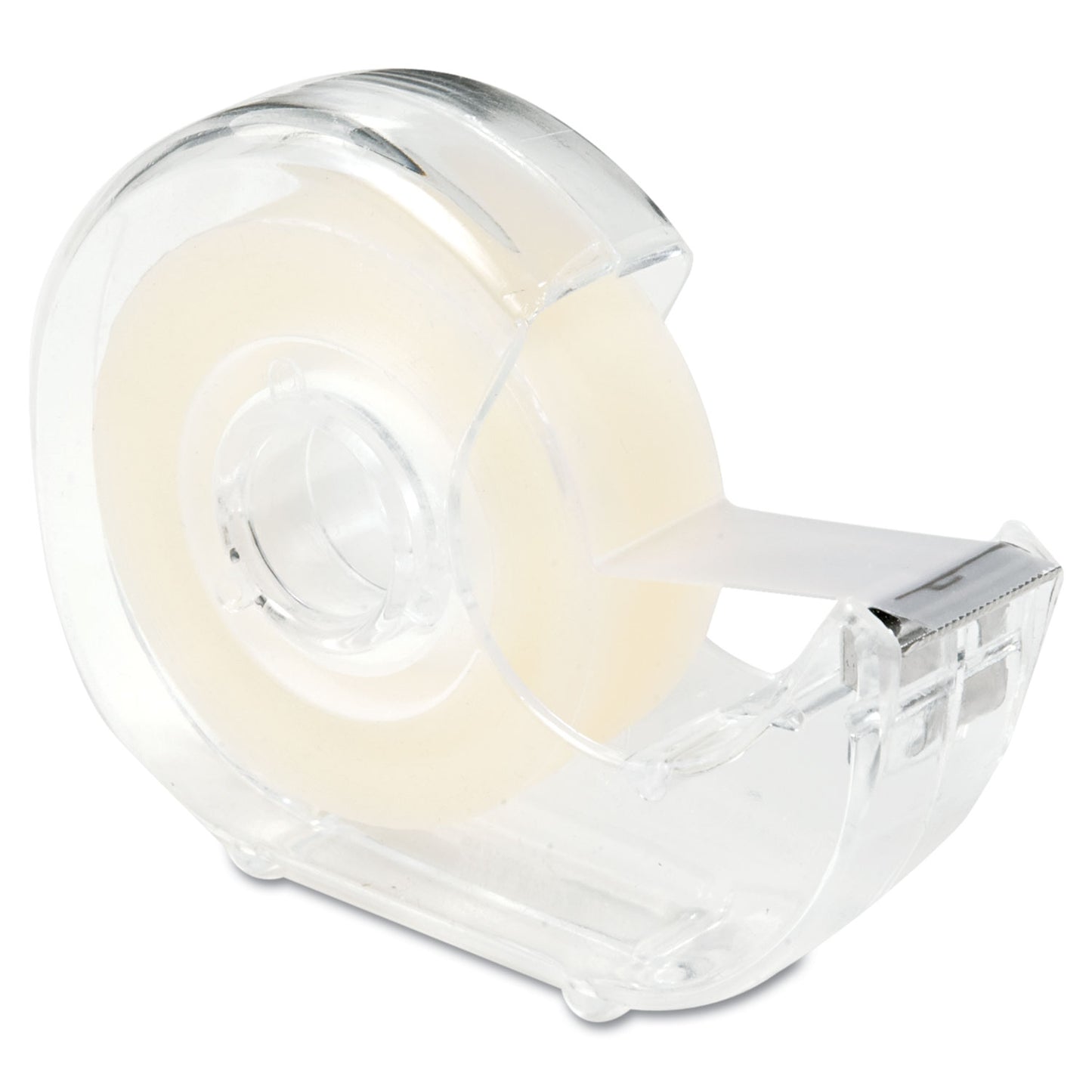 AbilityOne 7520015167575, SKILCRAFT Tape with Dispenser, 1" Core, 0.75" x 36 yds, Matte Clear