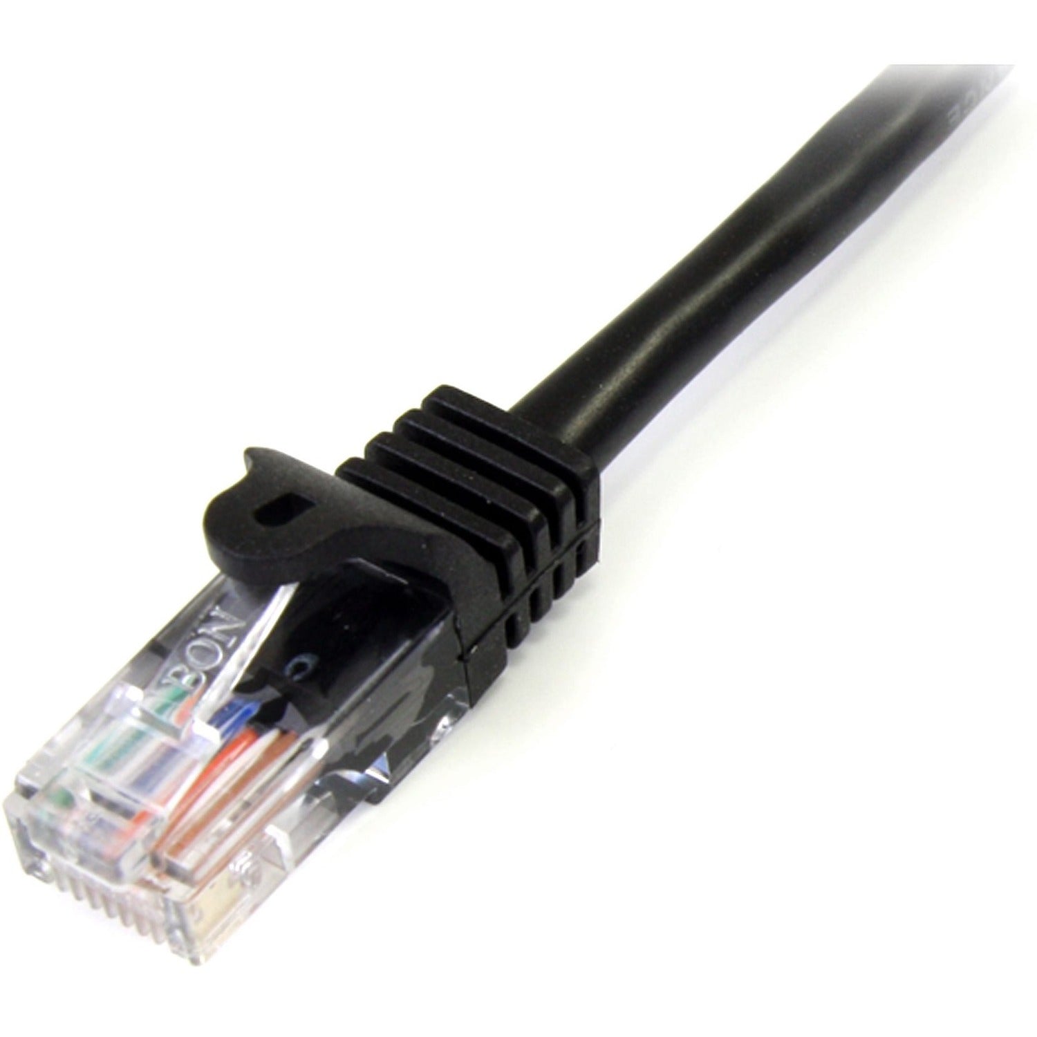 StarTech 10ft Black Cat5e Snagless Patch Cable (45PATCH10BK)