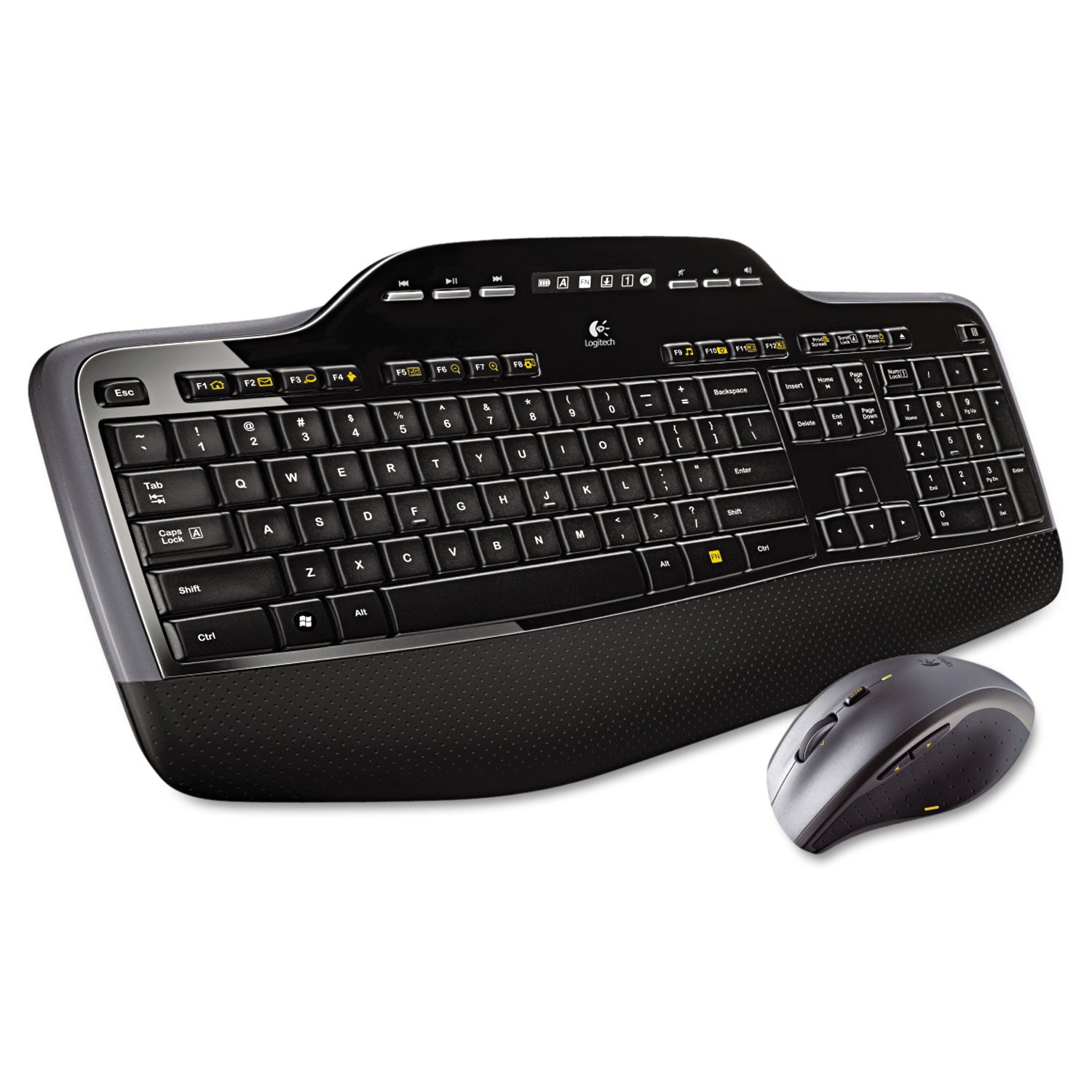 Logitech MK710 Wireless Keyboard + Mouse Combo, 2.4 GHz Frequency/30 ft Wireless Range, Black (920002416)