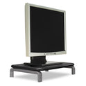 Monitor Stand with SmartFit, For 21" Monitors, 11.5" x 9" x 3", Black/Gray, Supports 80 lbs