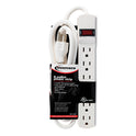 Innovera Power Strip, 6 Outlets, 6 ft Cord, Ivory (73306)