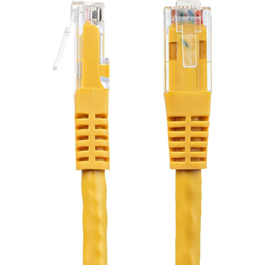 StarTech 10ft Cat6 Ethernet Cable Yellow Cat6 Poe (C6PATCH10YL)