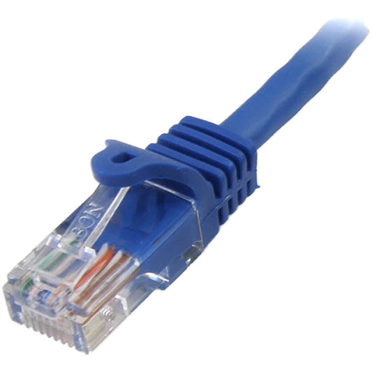 StarTech 3 Ft Blue Snagless Cat5e Utp Patch Cable (RJ45PATCH3)