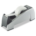 Fellowes Office Suites Desktop Tape Dispenser, Heavy Base, 1" Core, Plastic, Black/Silver (8032701)