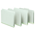 Pendaflex Pressboard Expanding File Folders, 1/3-Cut Tabs: Assorted, Letter Size, 1" Expansion, Green, 25/Box (17167)