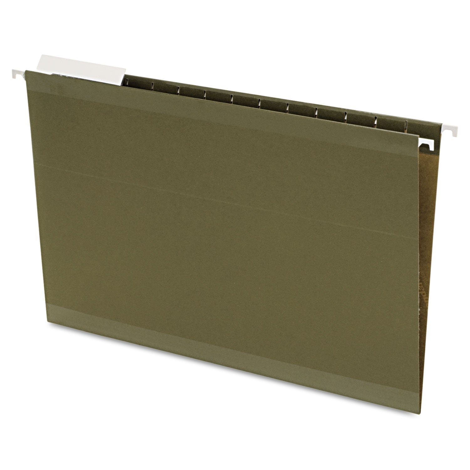 Pendaflex Reinforced Hanging File Folders, Legal Size, Straight Tabs, Standard Green, 25/Box (4153)