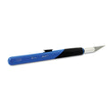X-ACTO Retract-A-Blade Knife, #11 Blade, 5.25" Plastic Handle, Blue/Black (X3204)