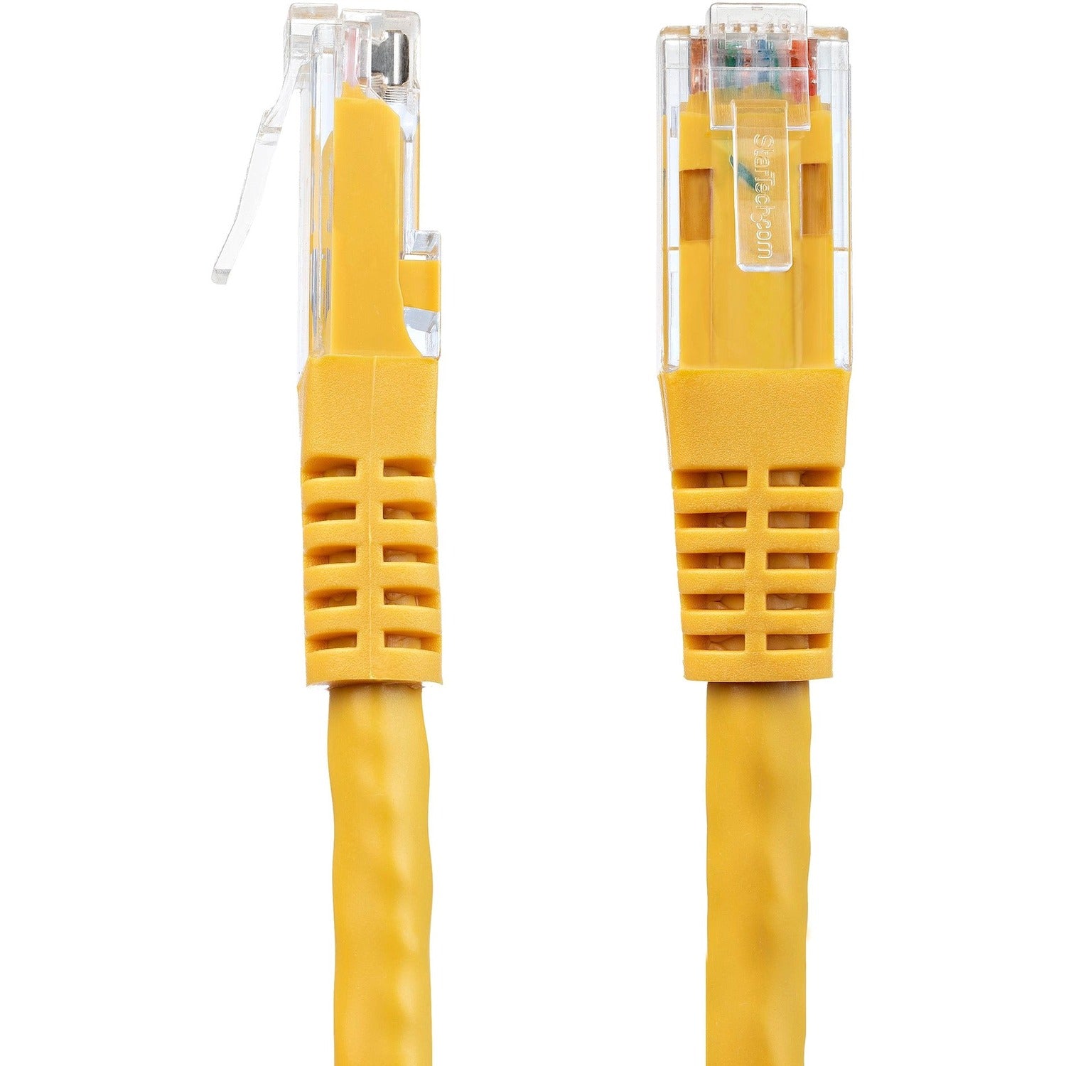 StarTech 1ft Cat6 Ethernet Cable Yellow Cat 6 Poe (C6PATCH1YL)