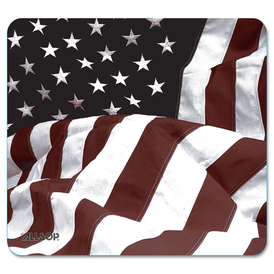 Allsop Naturesmart Mouse Pad, 8.5 x 8, American Flag Design (29302)