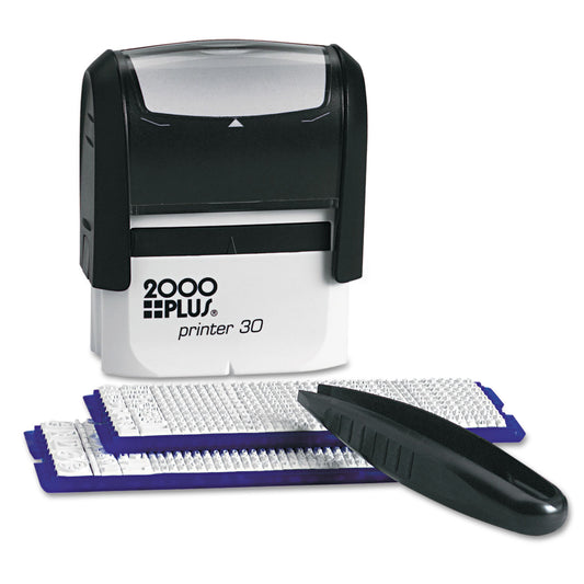 2000 PLUS Create-A-Stamp One-Color Address Kit, Custom Message, Black (030600)