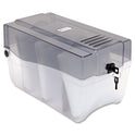 Innovera CD/DVD Storage Case, Holds 150 Discs, Clear/Smoke (39502)