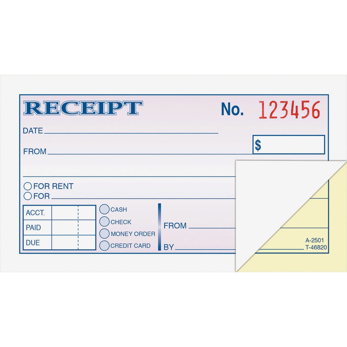 Adams Money/rent Receipt Books (DC2501)