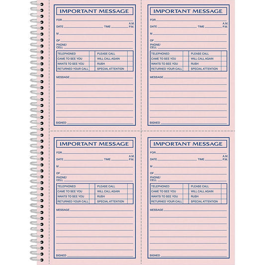 Adams Carbonless Important Message Pad (SC1184P)