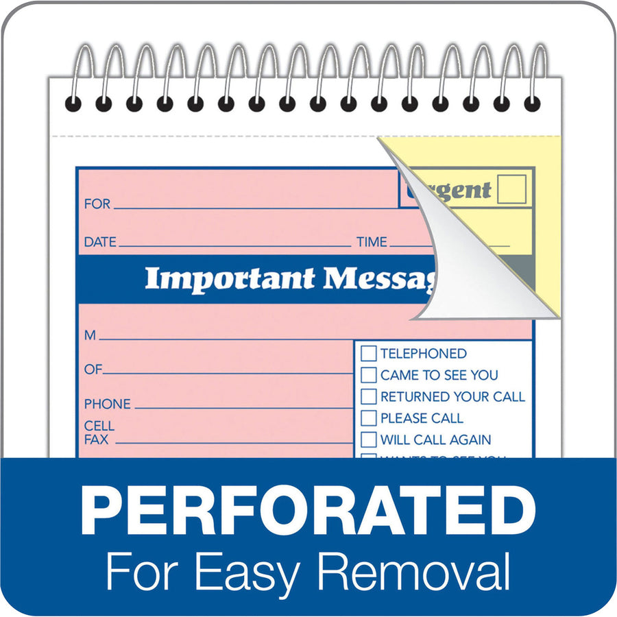 Adams Spiral-bound Phone Message Booklet (SC9711D)