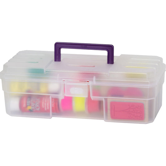 Akro-Mils 12" All-purpose Storage Box (09912CLPUR)