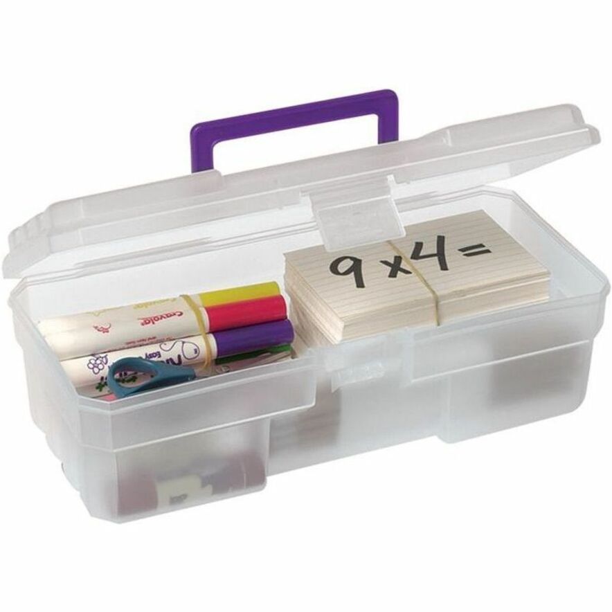 Akro-Mils 12" All-purpose Storage Box (09912CLPUR)