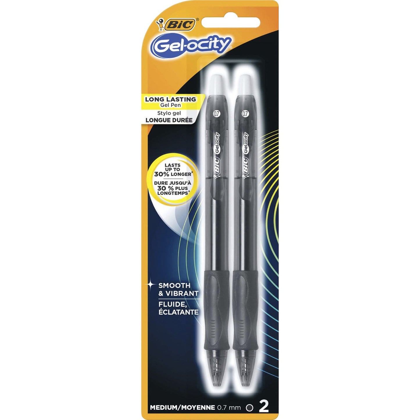 BIC Gel Retractable Pens (RLCP21BK)