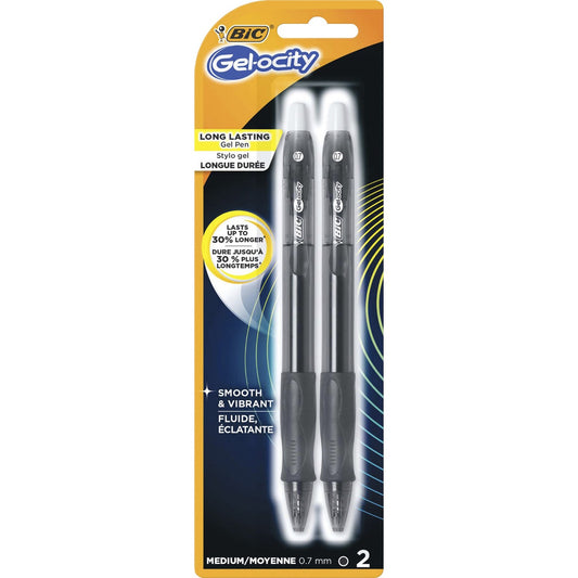 BIC Gel Retractable Pens (RLCP21BK)