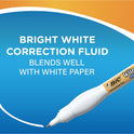 BIC Shake 'n Squeeze Correction Pen, White, 1 Pack (WOSQPP11)