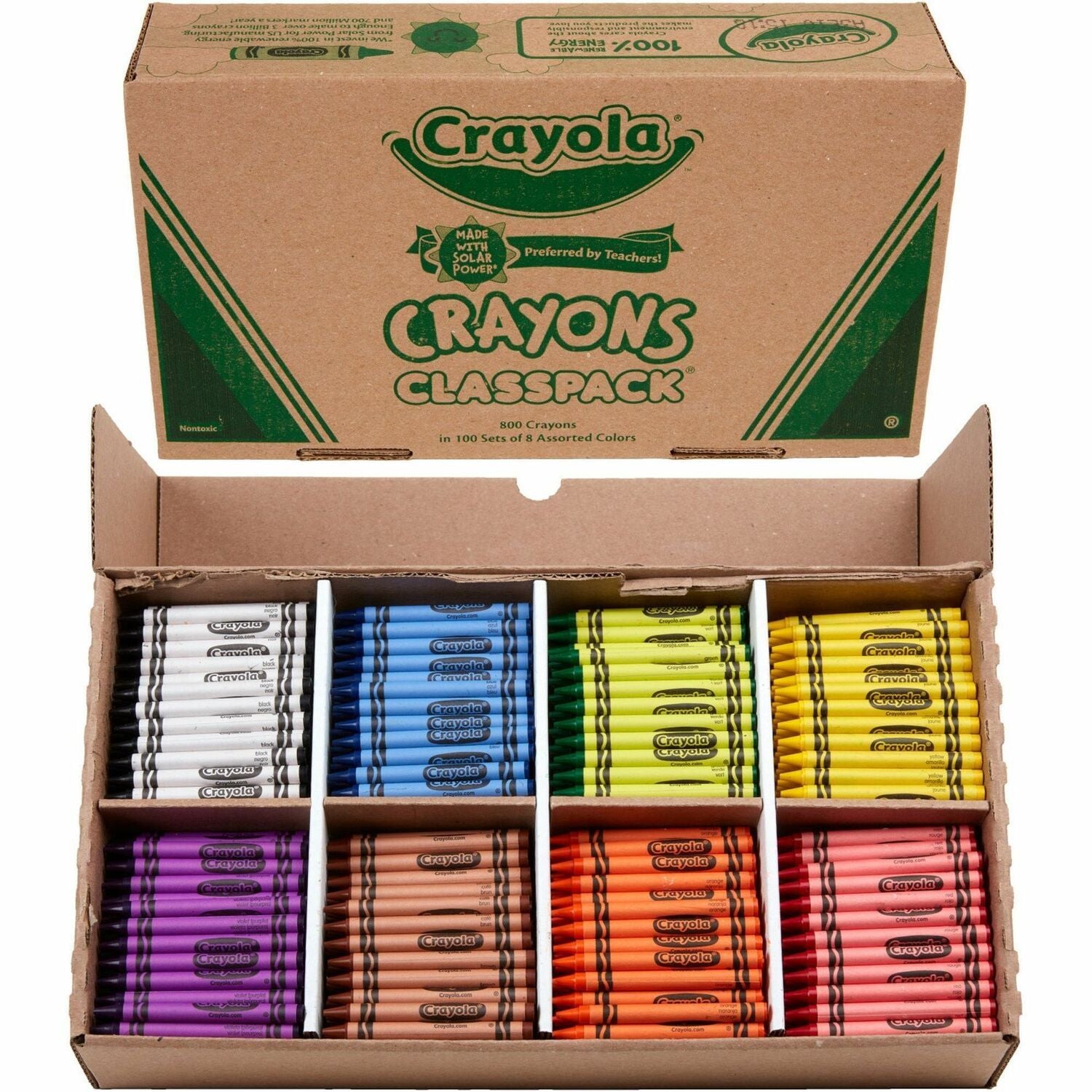 Crayola 8-Color Crayon Classpack (528008)