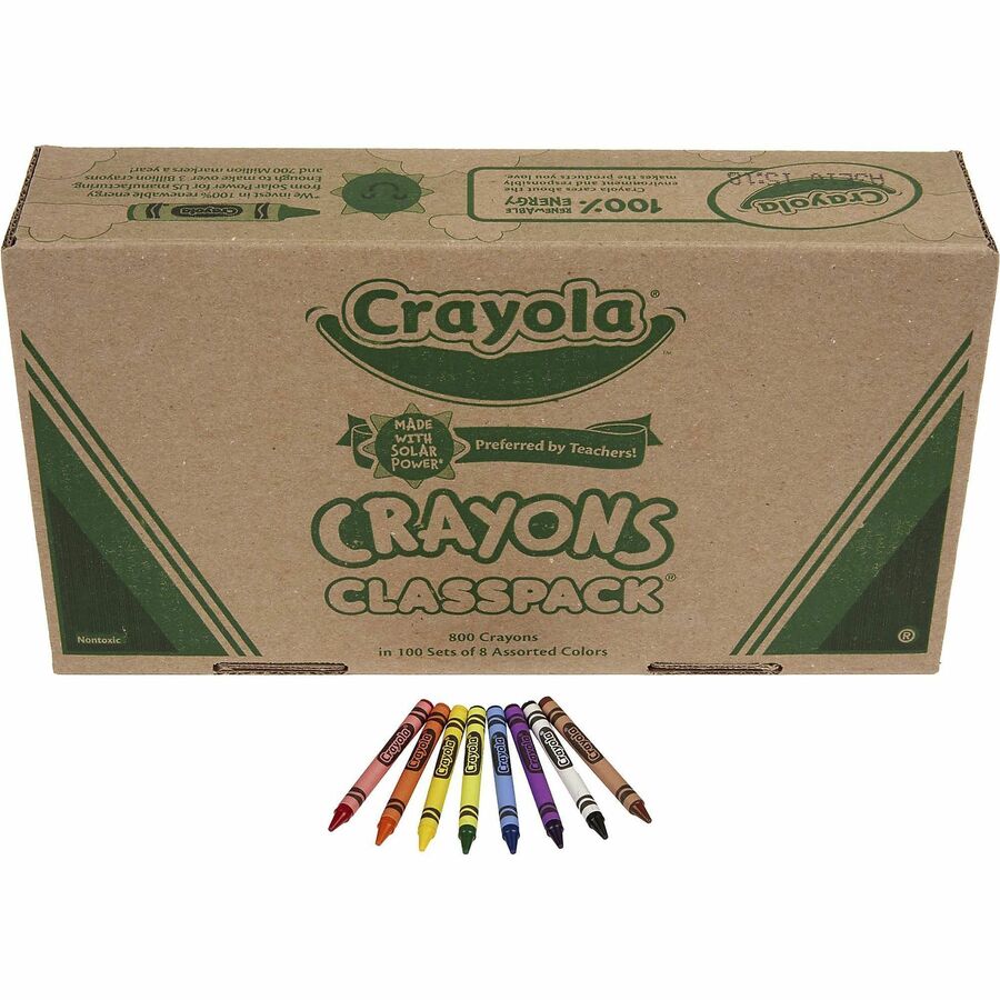 Crayola 8-Color Crayon Classpack (528008)