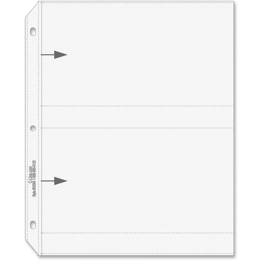 C-Line Ring Binder Photo Storage Pages (52564)