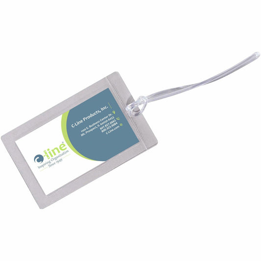 C-Line Super Heavyweight Cleer Adheer Luggage Tag with Straps (65107)