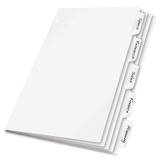 Cardinal Write 'N Erase Mylar Tab Dividers (60506)