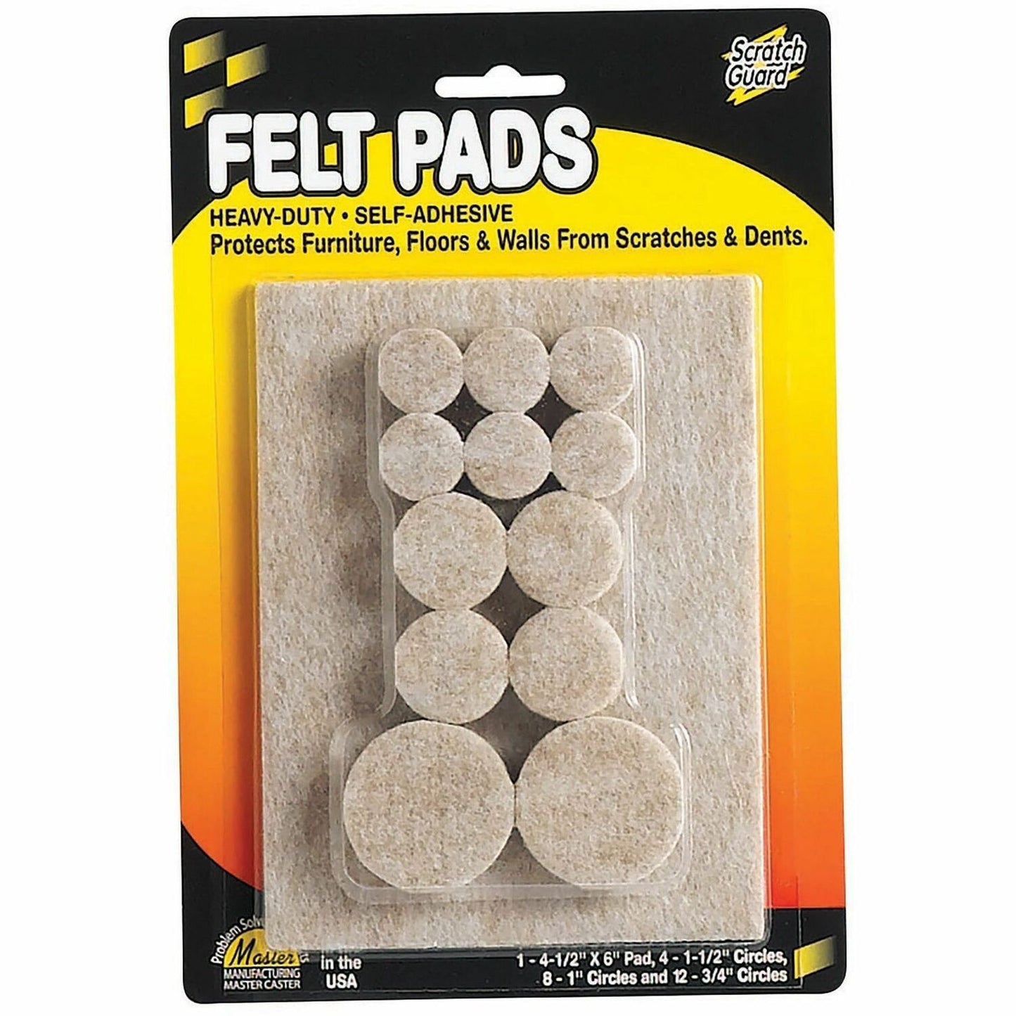 Scratch Guard Felt Pads - Combo Pack (88499)