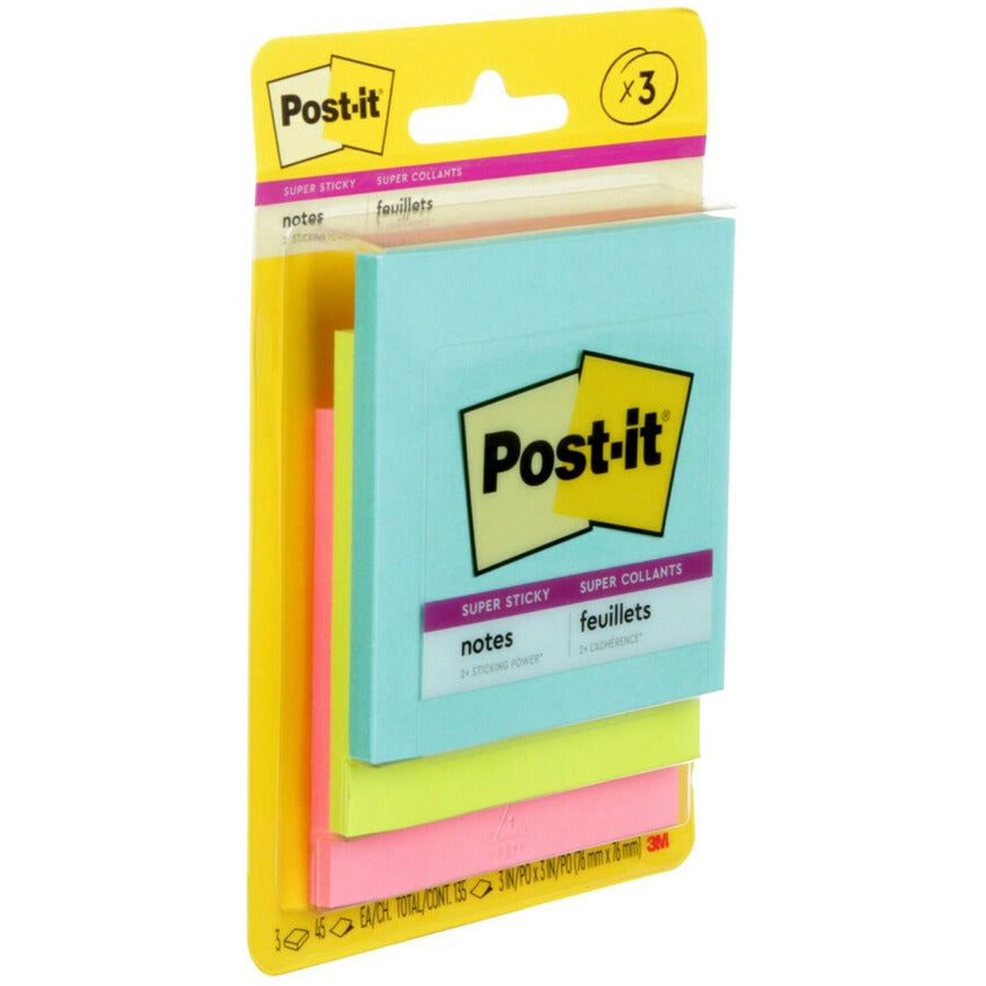  Super Sticky Notes - Supernova Neons Color Collection (3321SSAN)