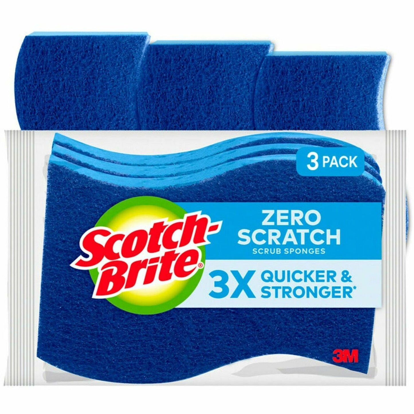 Scotch-Brite No Scratch Scrub Sponges (MP3)