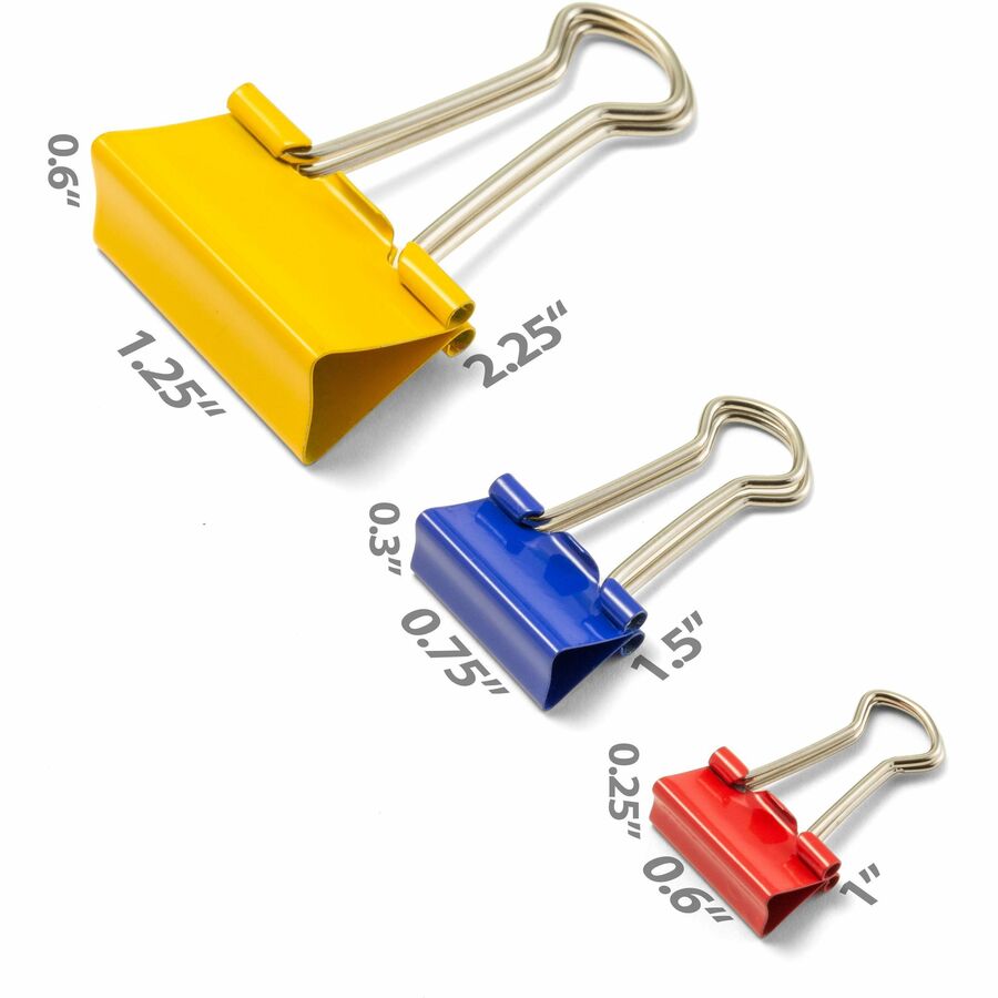 Officemate Binder Clips, Assorted (31026)