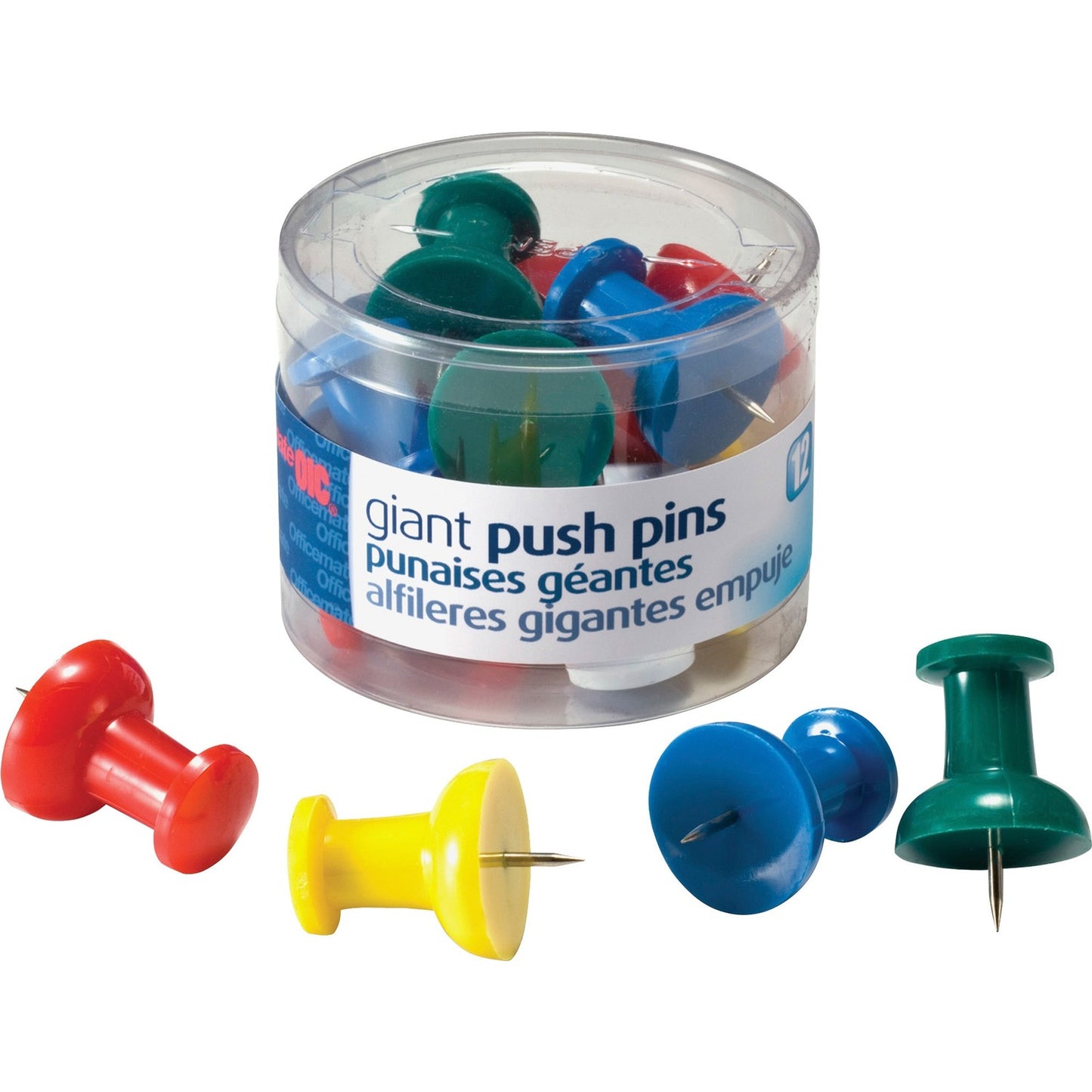 Officemate Giant Push Pins (92902)