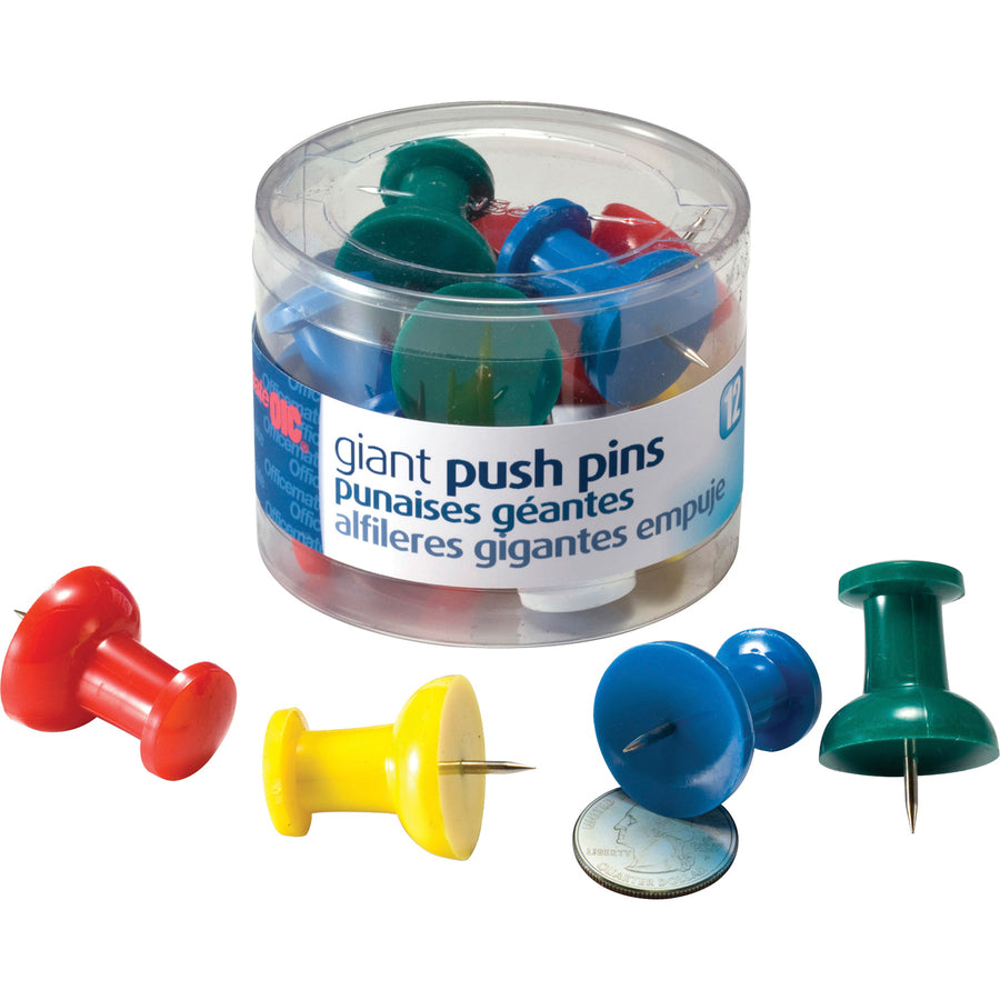 Officemate Giant Push Pins (92902)