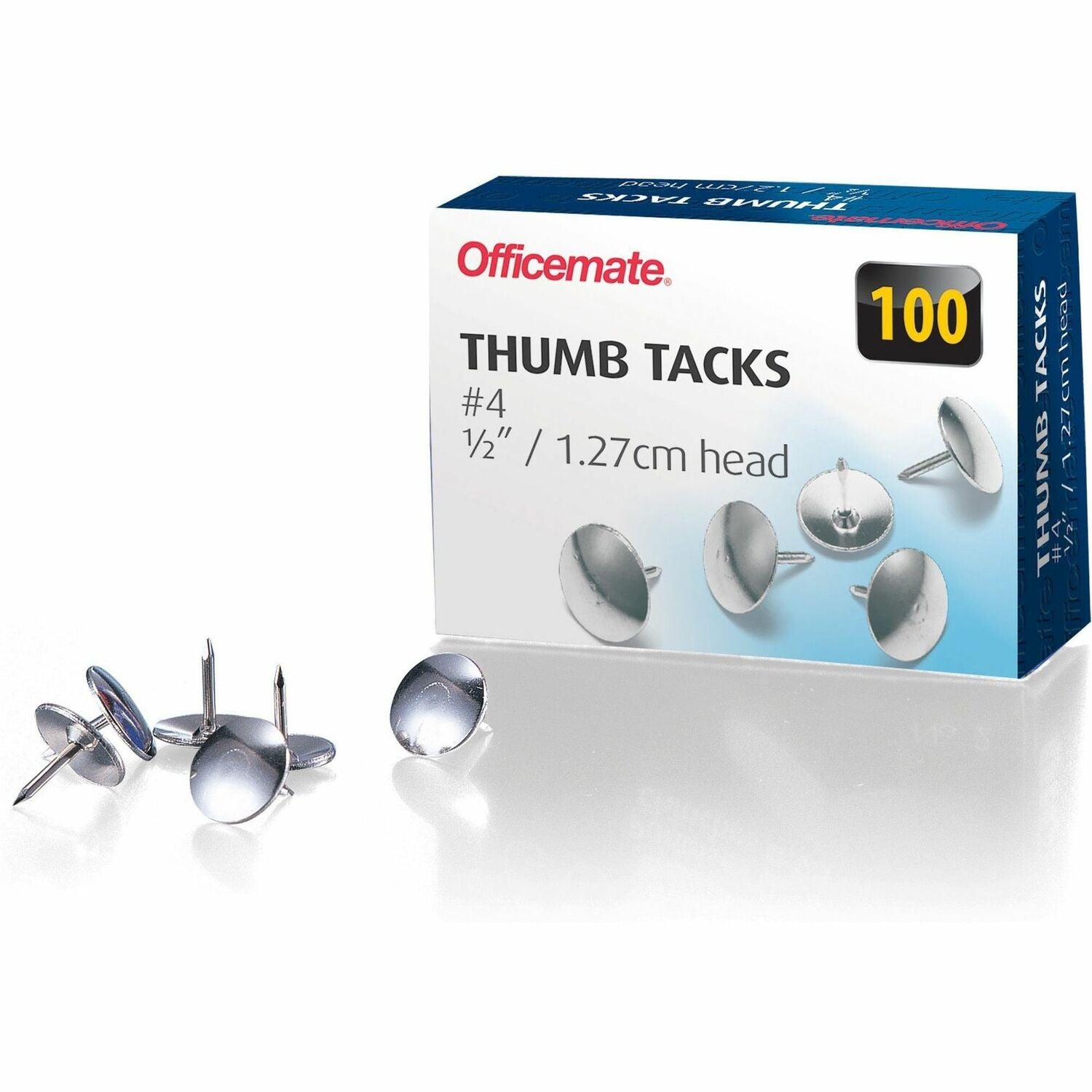 Officemate Steel Thumb Tacks (92914)