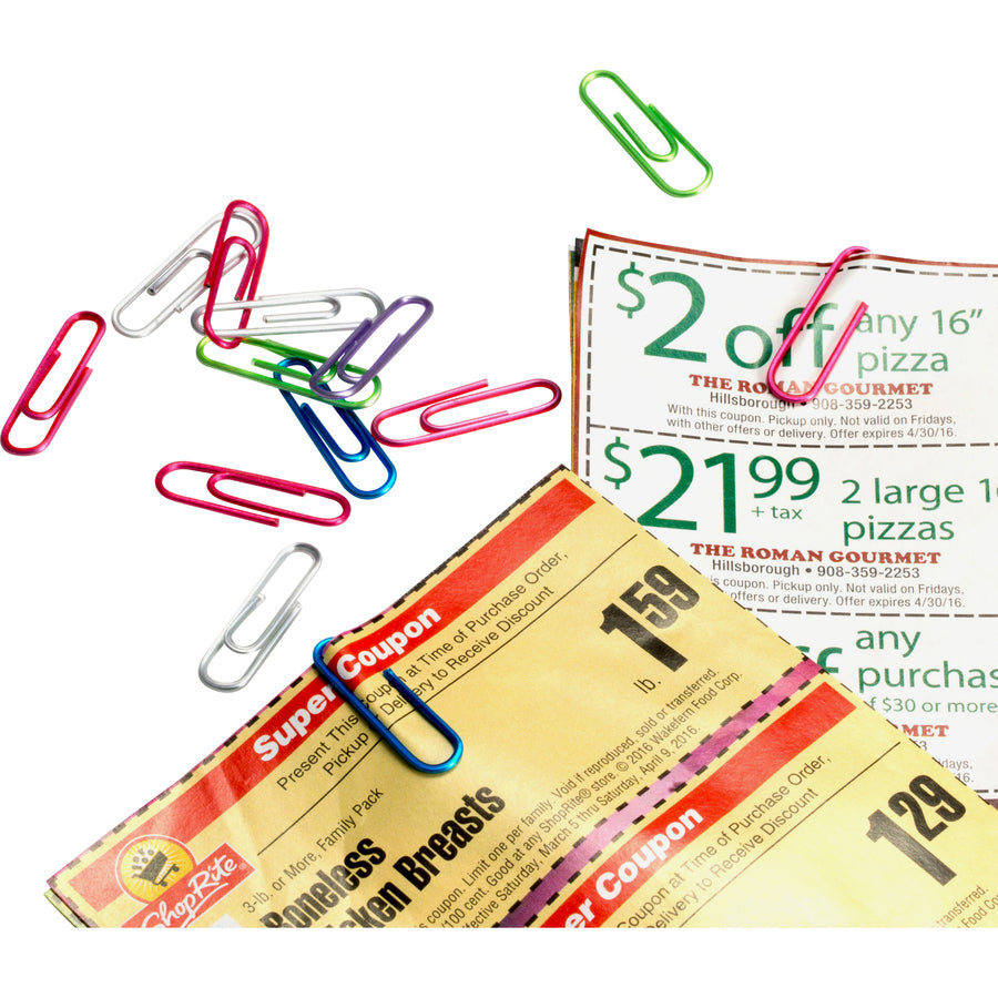 Officemate Translucent #2 Vinyl Paper Clips (97211)