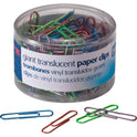 Officemate Giant Translucent Vinyl Paper Clips (97212)