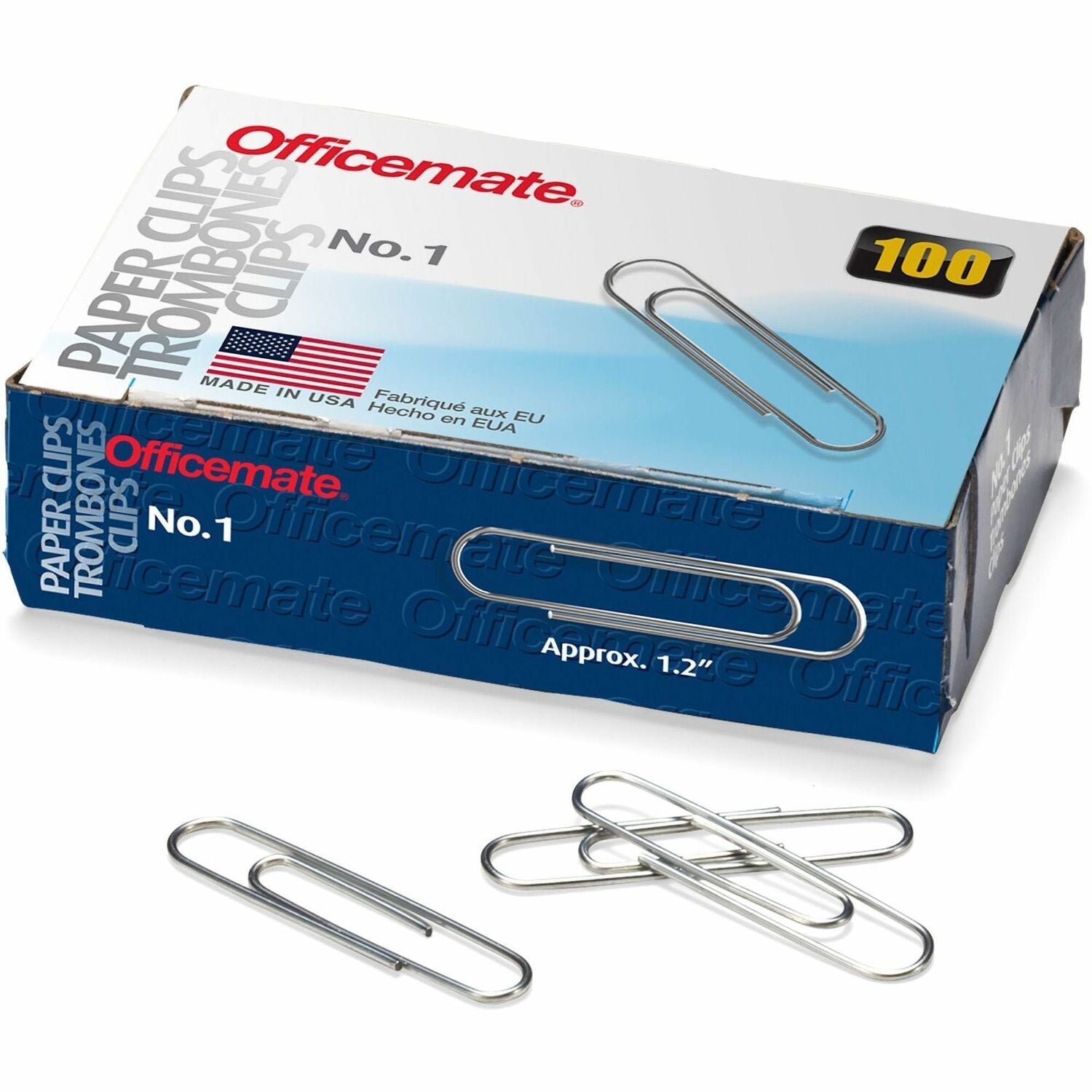 Officemate #1 Gem Paper Clips (99911)