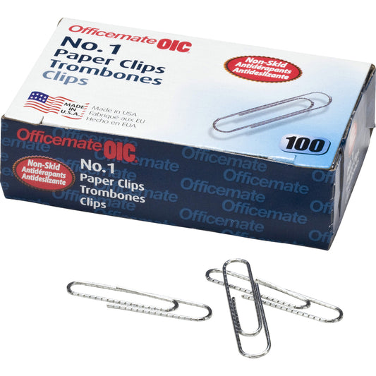 Officemate #1 Non-skid Paper Clips (99912)