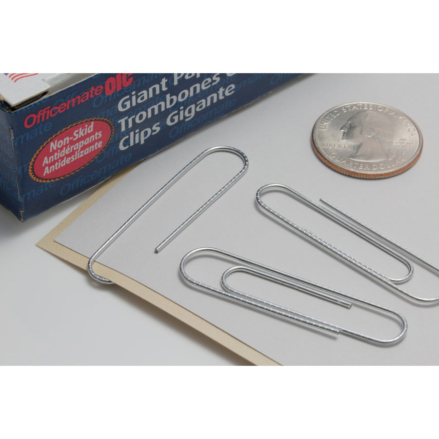 Officemate Giant Non-skid Paper Clips (99915)