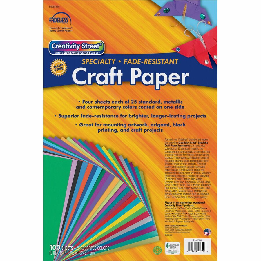 Creativity Street Designer Art Paper Sheets (57650)