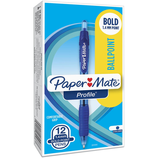 Paper Mate Retractable Profile Ballpoint Pens (89466A)