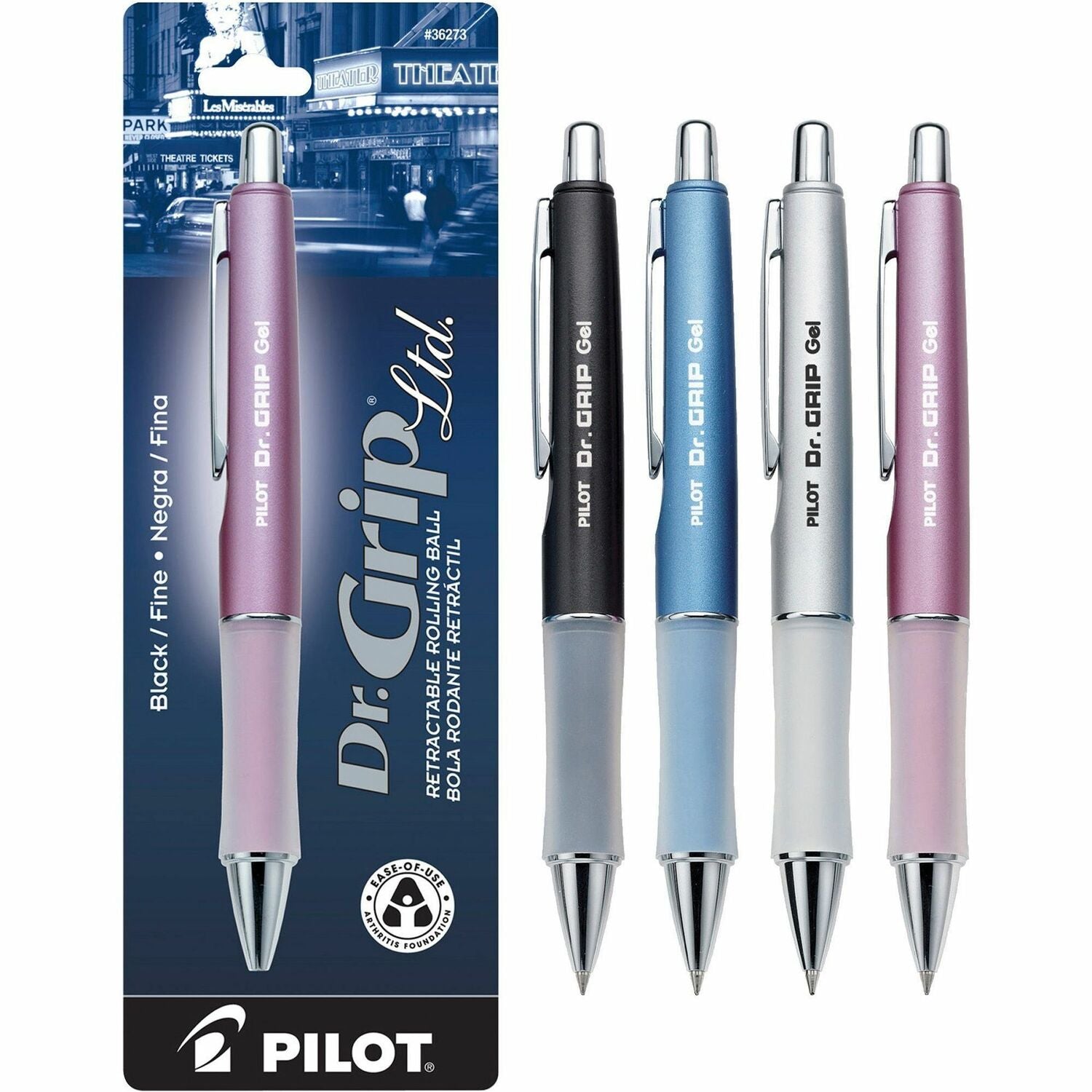 Pilot Dr. Grip Retractable Gel Rollerball Pens (36274)