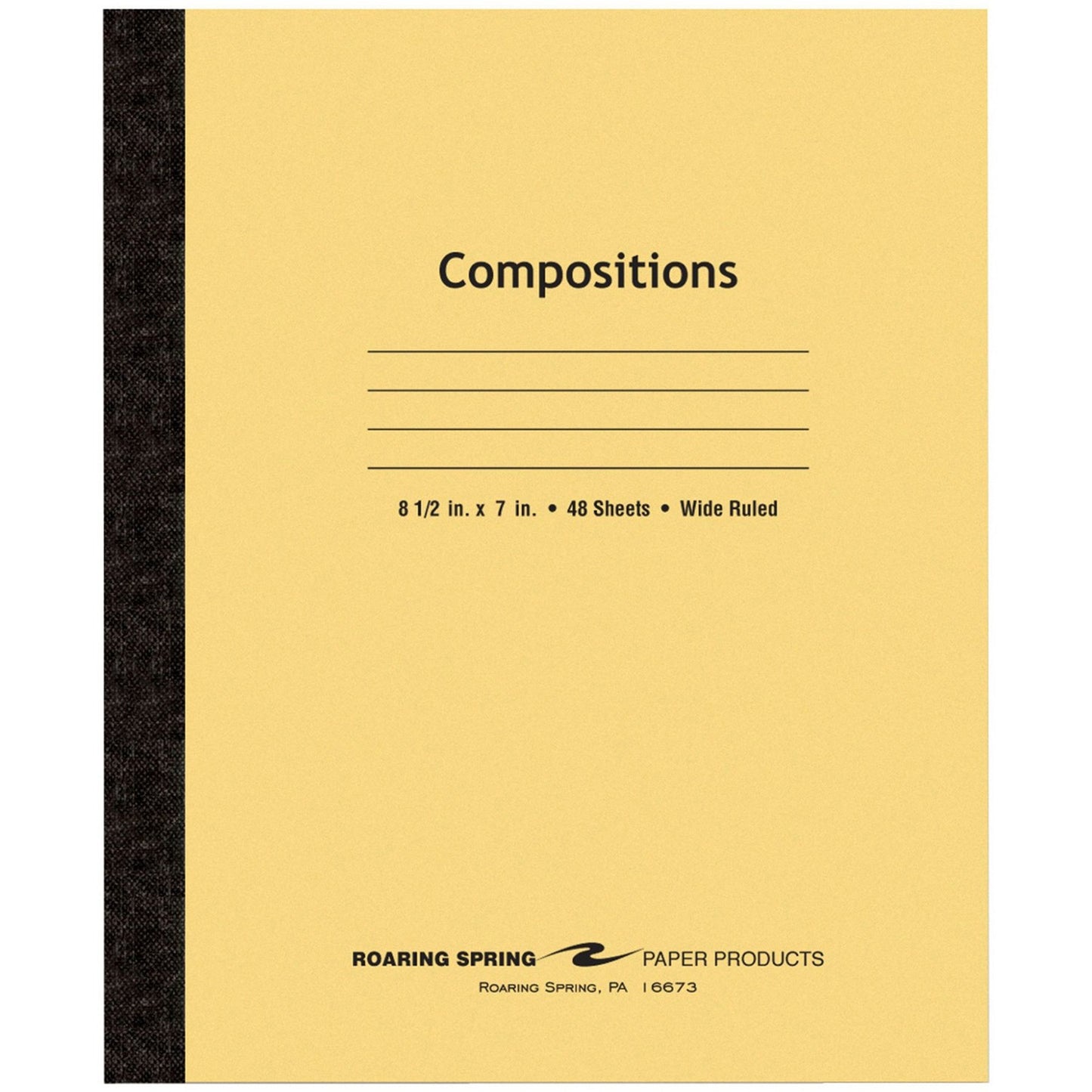 Roaring Spring Wide Ruled Flexible Cover Composition Book (77308)