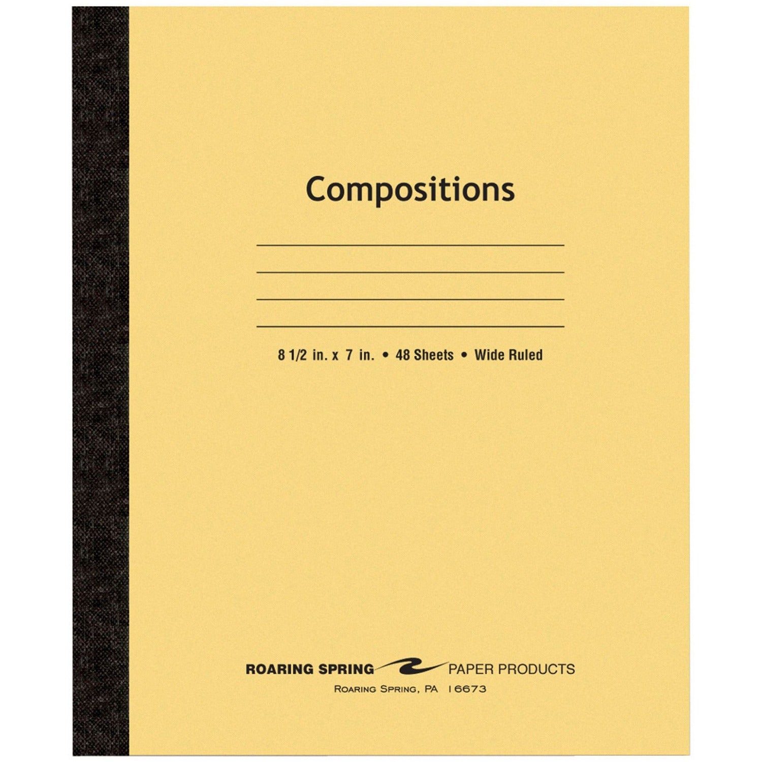 Roaring Spring Wide Ruled Flexible Cover Composition Book (77308)
