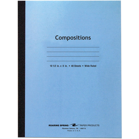 Roaring Spring Wide Ruled Flexible Cover Composition Book (77501)