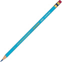 Col-erase Pencil With Eraser, 0.7 Mm, 2b (#1), Non-photo Blue Lead, Non-photo Blue Barrel, Dozen