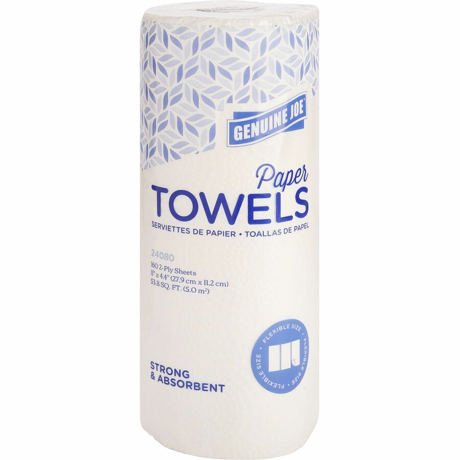 Genuine Joe Kitchen Roll Flexible Size Towels (24080)